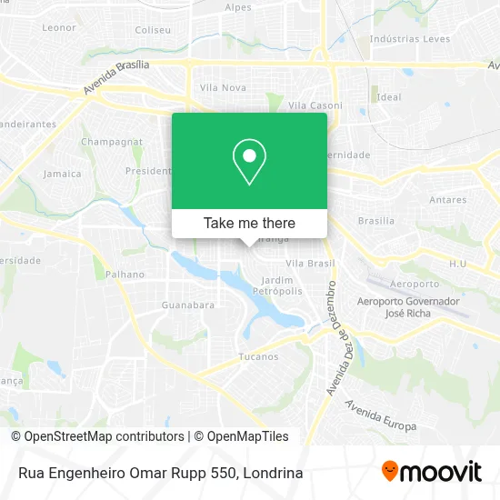 Rua Engenheiro Omar Rupp 550 map