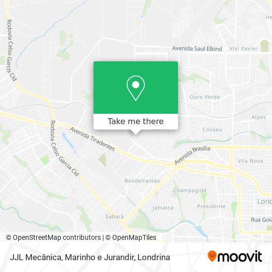 JJL Mecânica, Marinho e Jurandir map