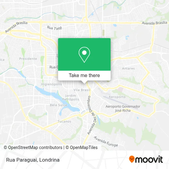 Rua Paraguai map
