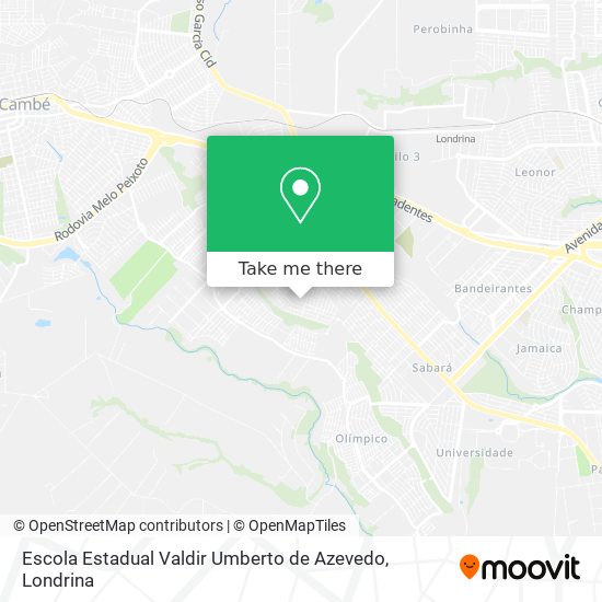 Escola Estadual Valdir Umberto de Azevedo map