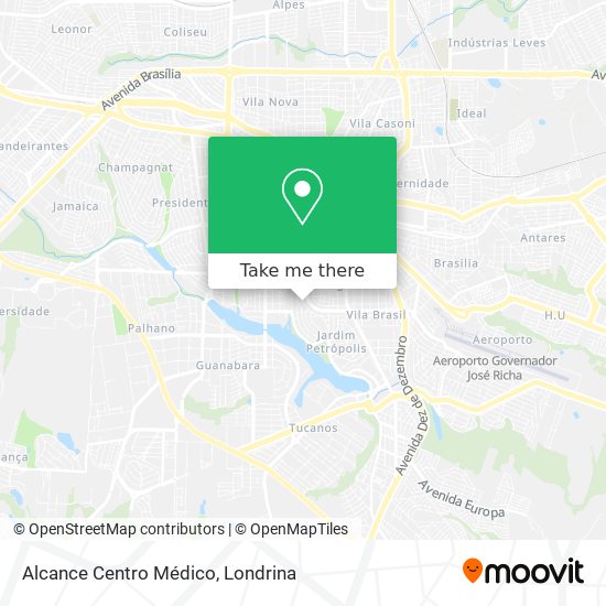 Alcance Centro Médico map