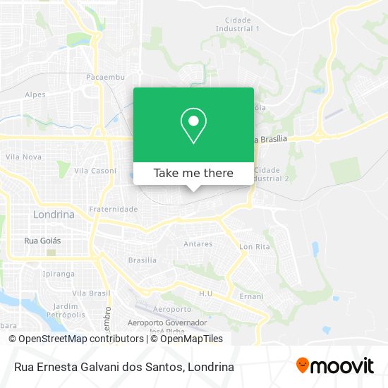 Rua Ernesta Galvani dos Santos map