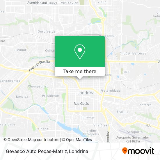 Gevasco Auto Peças-Matriz map