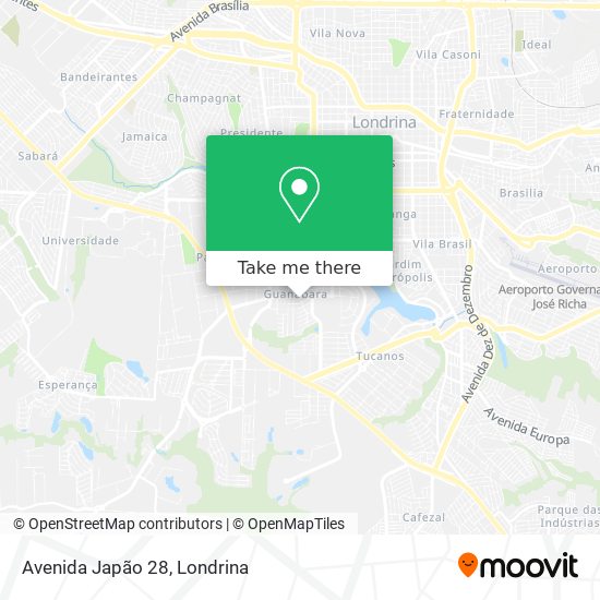 Avenida Japão 28 map