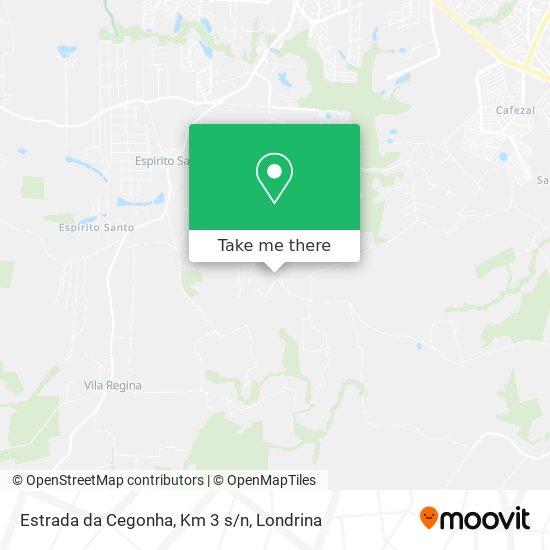 Estrada da Cegonha, Km 3 s/n map