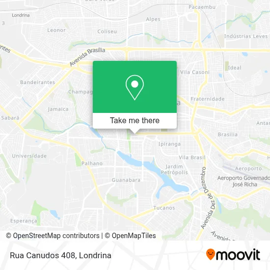 Rua Canudos 408 map