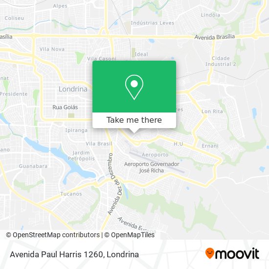 Avenida Paul Harris 1260 map