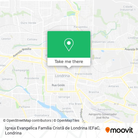 Igreja Evangelica Família Cristã de Londrina IEFaC map