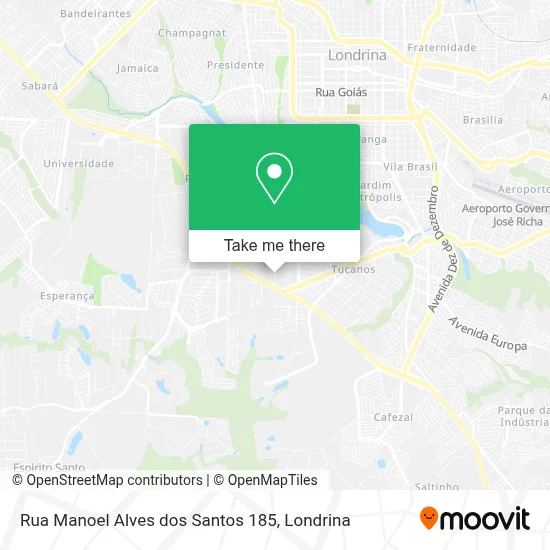 Rua Manoel Alves dos Santos 185 map