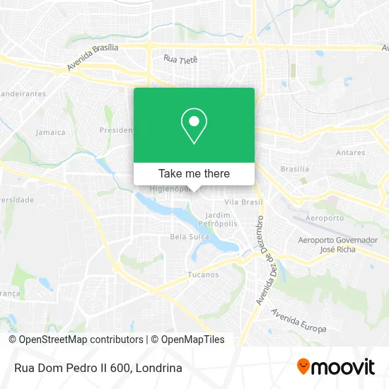 Rua Dom Pedro II 600 map