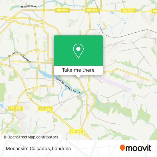 How to get to Mocassim Calçados in Londrina by Bus?