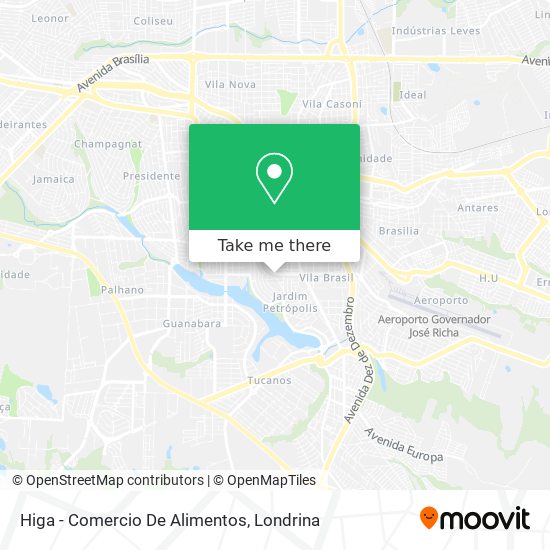 Higa - Comercio De Alimentos map