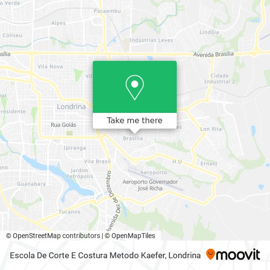 Escola De Corte E Costura Metodo Kaefer map
