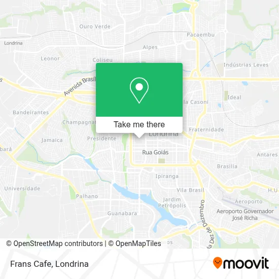 Frans Cafe map