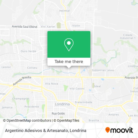 Argentino Adesivos & Artesanato map
