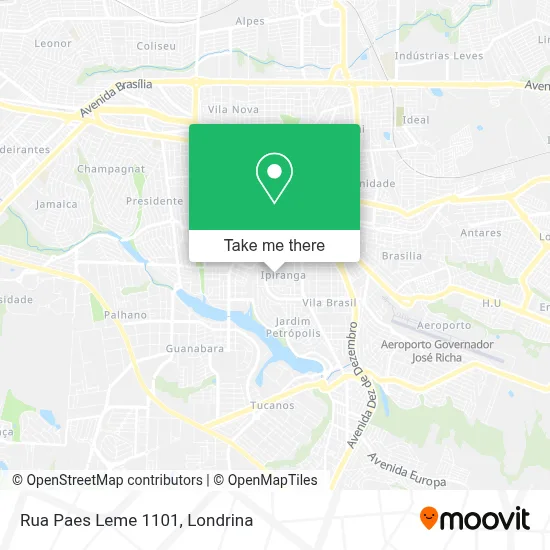 Rua Paes Leme 1101 map