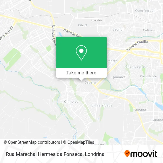 Rua Marechal Hermes da Fonseca map