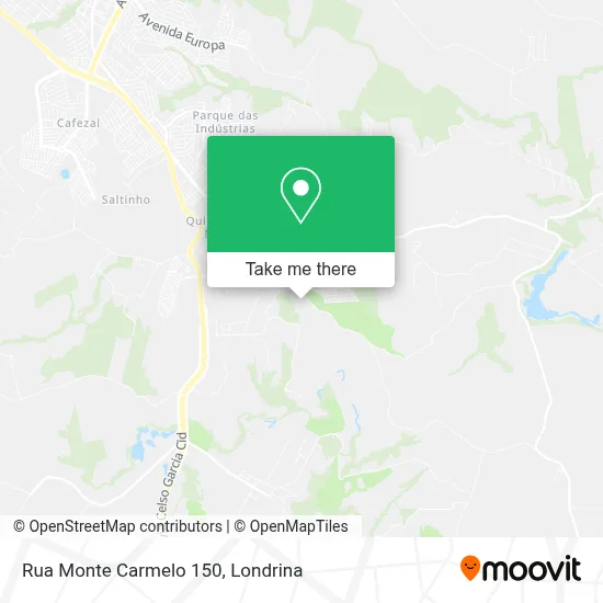Rua Monte Carmelo 150 map