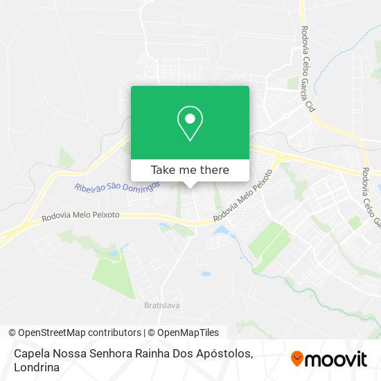 Capela Nossa Senhora Rainha Dos Apóstolos map