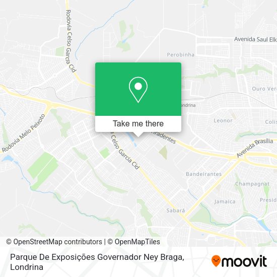 Parque De Exposições Governador Ney Braga map