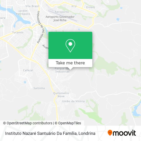 Instituto Nazaré Santuário Da Família map