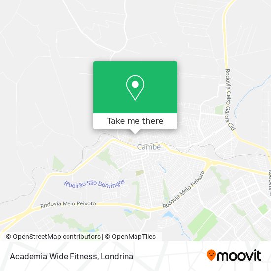 Academia Wide Fitness map