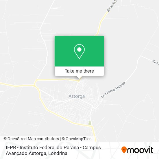IFPR - Instituto Federal do Paraná - Campus Avançado Astorga map