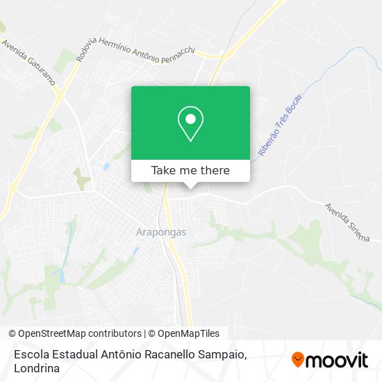 Escola Estadual Antônio Racanello Sampaio map