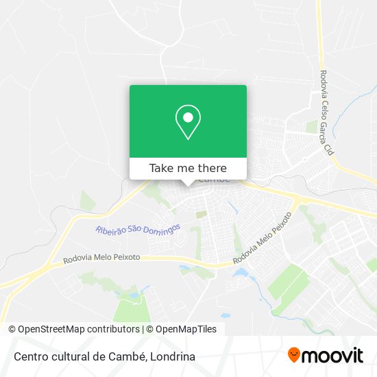 Centro cultural de Cambé map