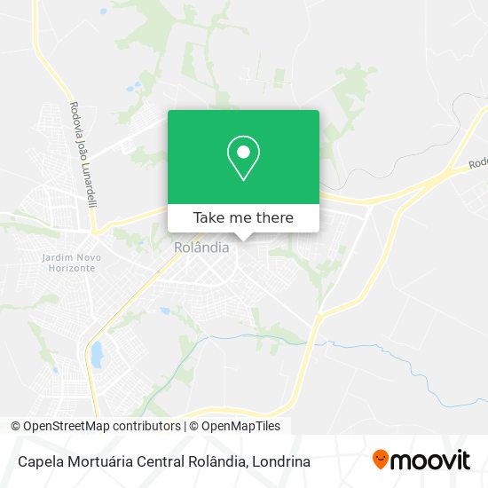 Capela Mortuária Central Rolândia map
