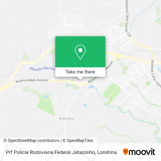Prf Policia Rodoviaria Federal Jataizinho map