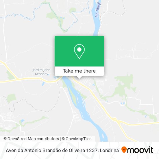 Avenida Antônio Brandão de Oliveira 1237 map