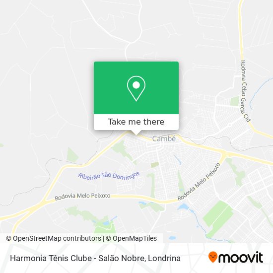 Harmonia Tênis Clube - Salão Nobre map