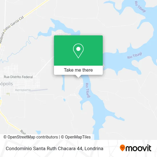 Condomínio Santa Ruth Chacara 44 map