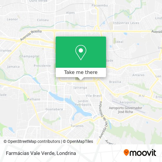 Farmácias Vale Verde map