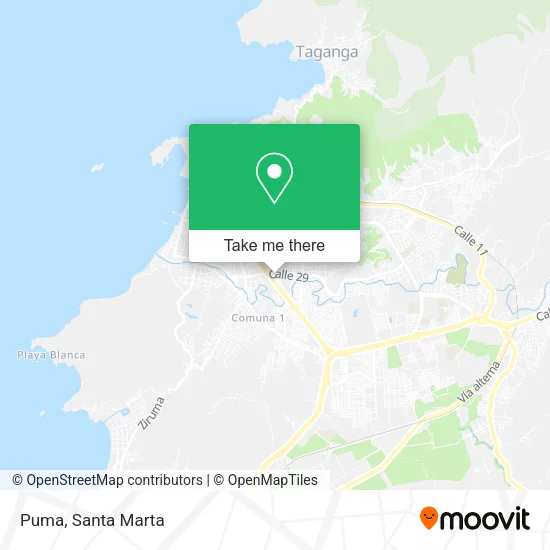 Puma map