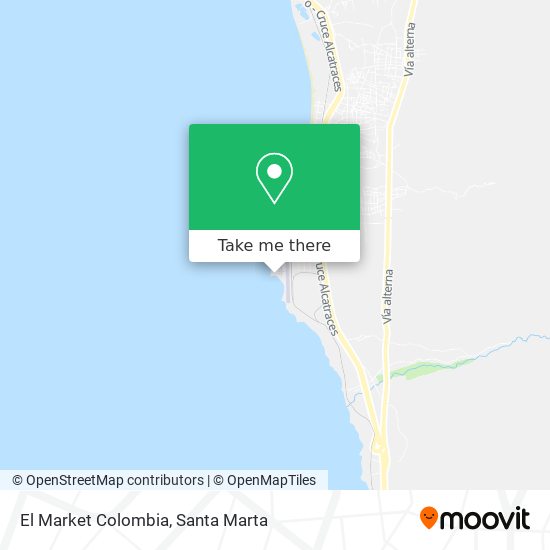 El Market Colombia map