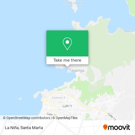 Mapa de La Niña