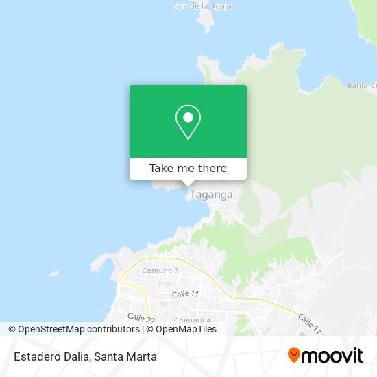 Mapa de Estadero Dalia