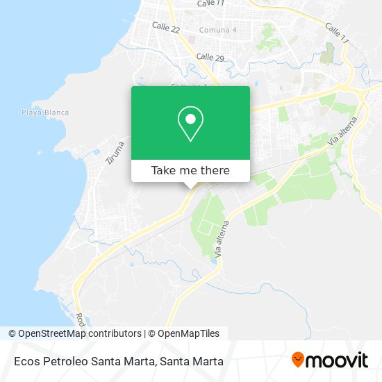 Mapa de Ecos Petroleo Santa Marta