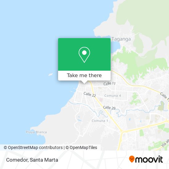 Mapa de Comedor