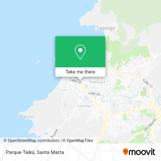 Mapa de Parque Taikú