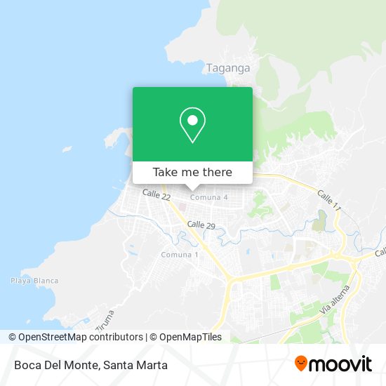 Mapa de Boca Del Monte