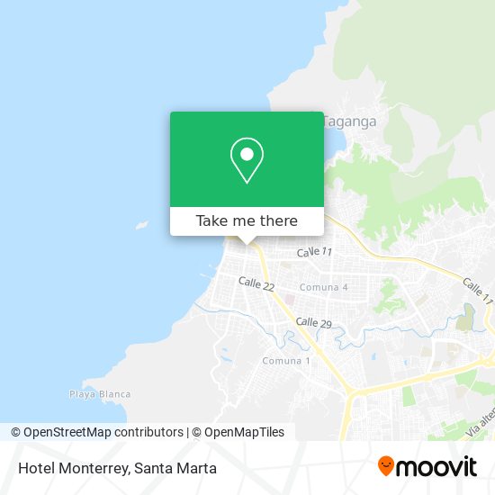 Hotel Monterrey map