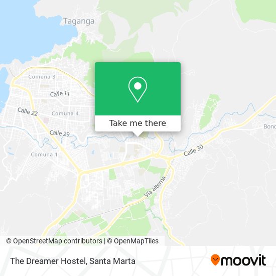 The Dreamer Hostel map