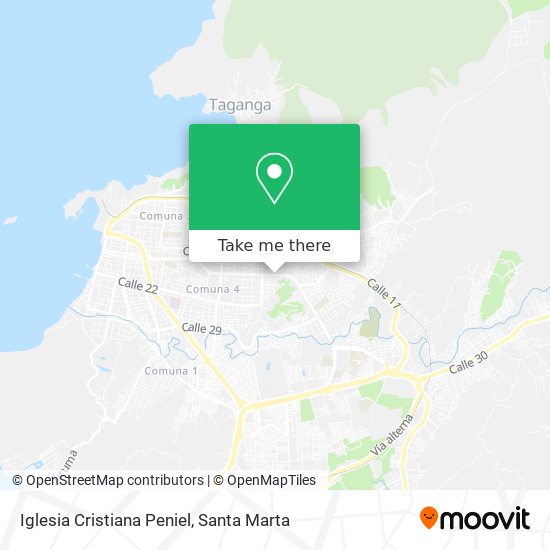 Mapa de Iglesia Cristiana Peniel