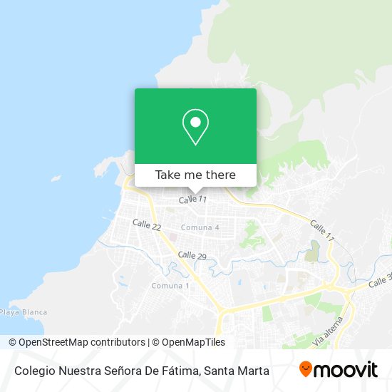 Colegio Nuestra Señora De Fátima map