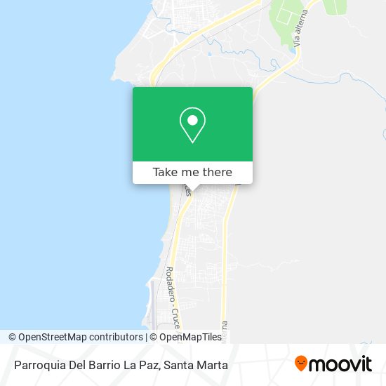 Parroquia Del Barrio La Paz map
