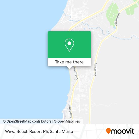 Wiwa Beach Resort Ph map