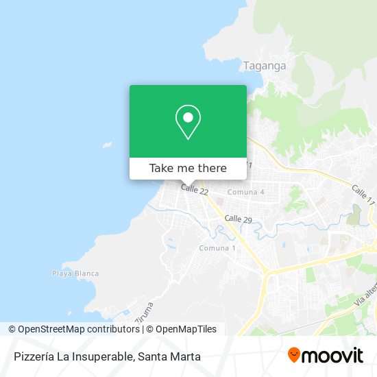 Pizzería La Insuperable map